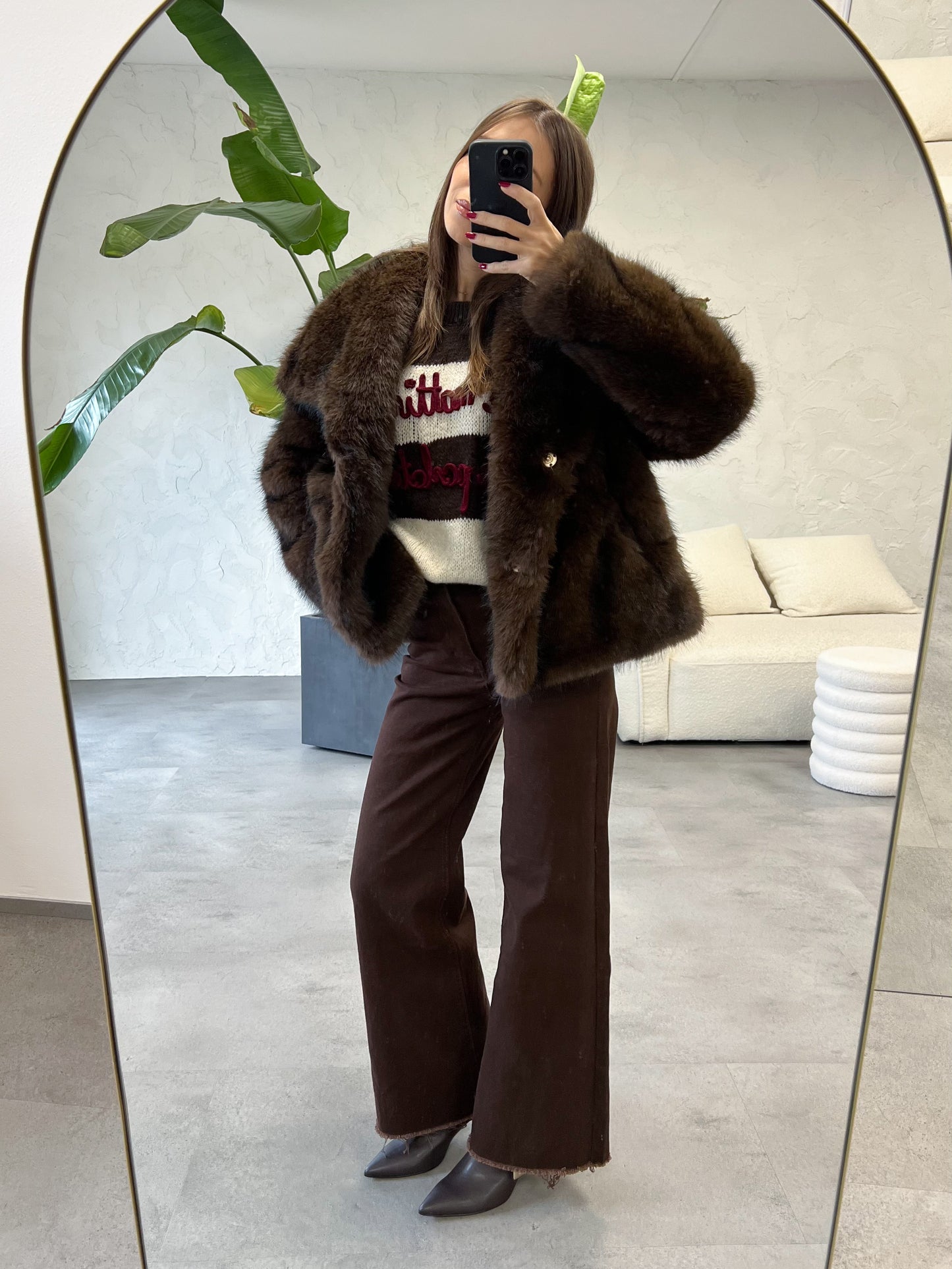 Eco pelliccia chocolate