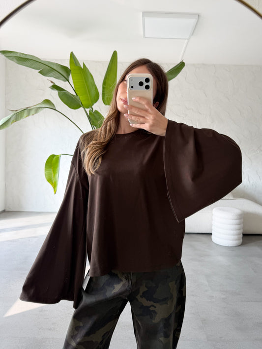 Maglia manica ampia