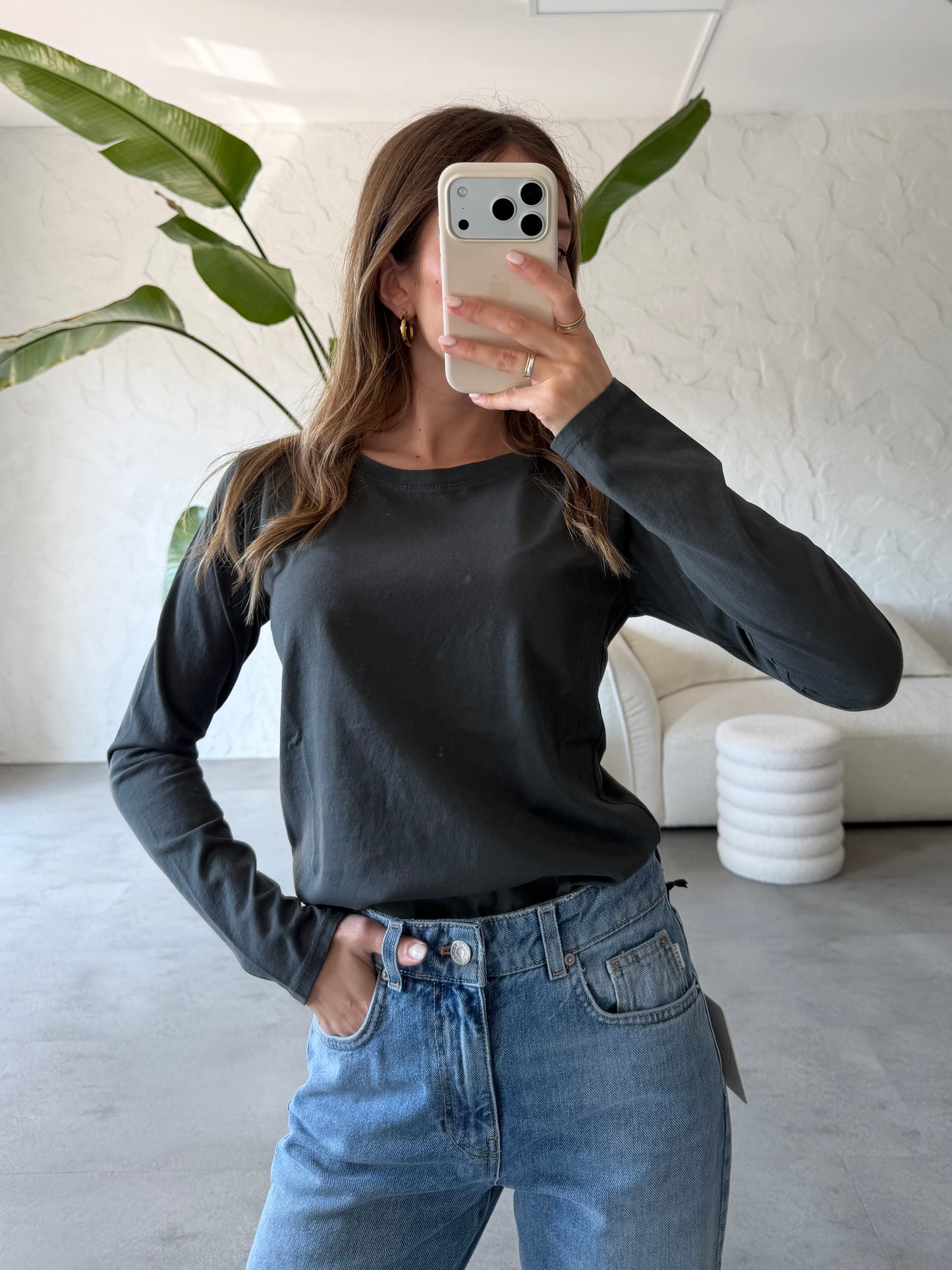 Maglia basic manica lunga