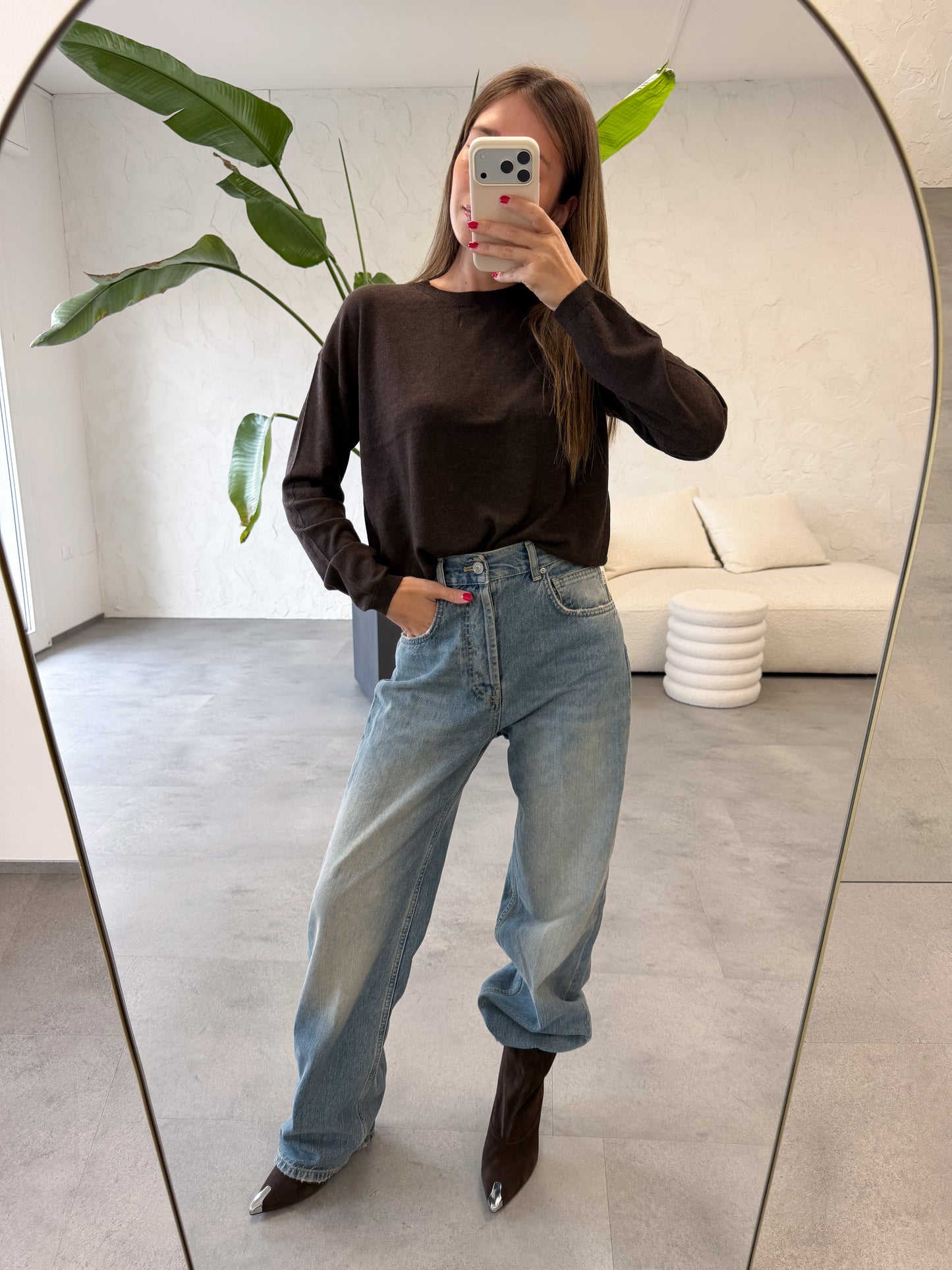 Jeans Adriana slavato Vicolo