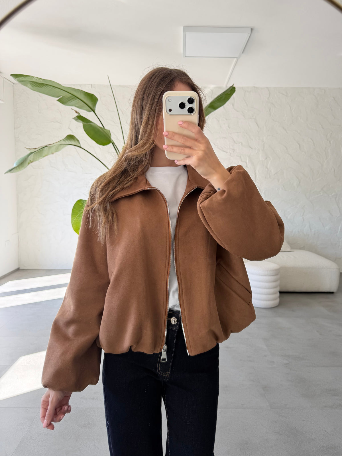 Giacca eco suede