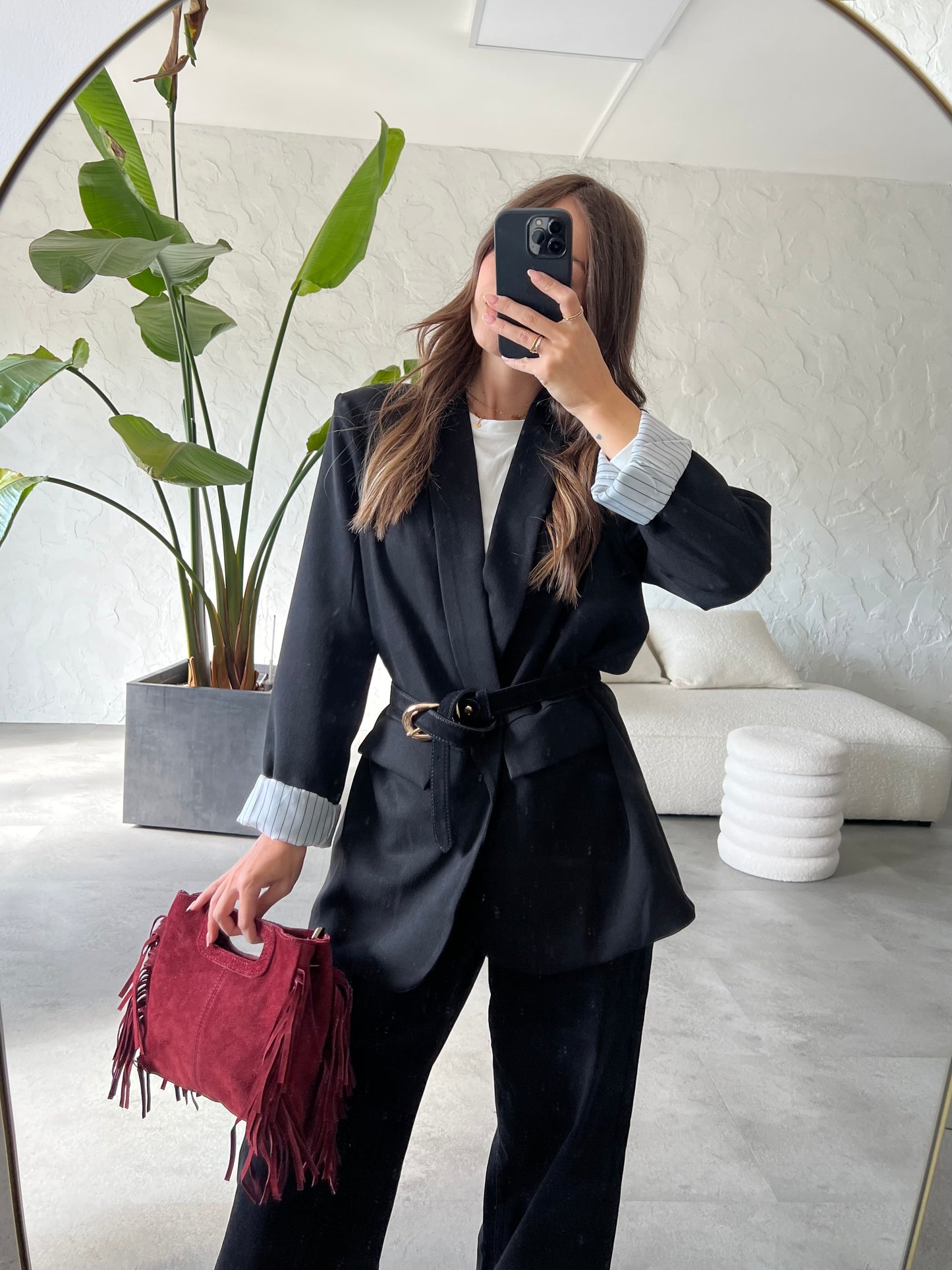 Blazer fodera righe