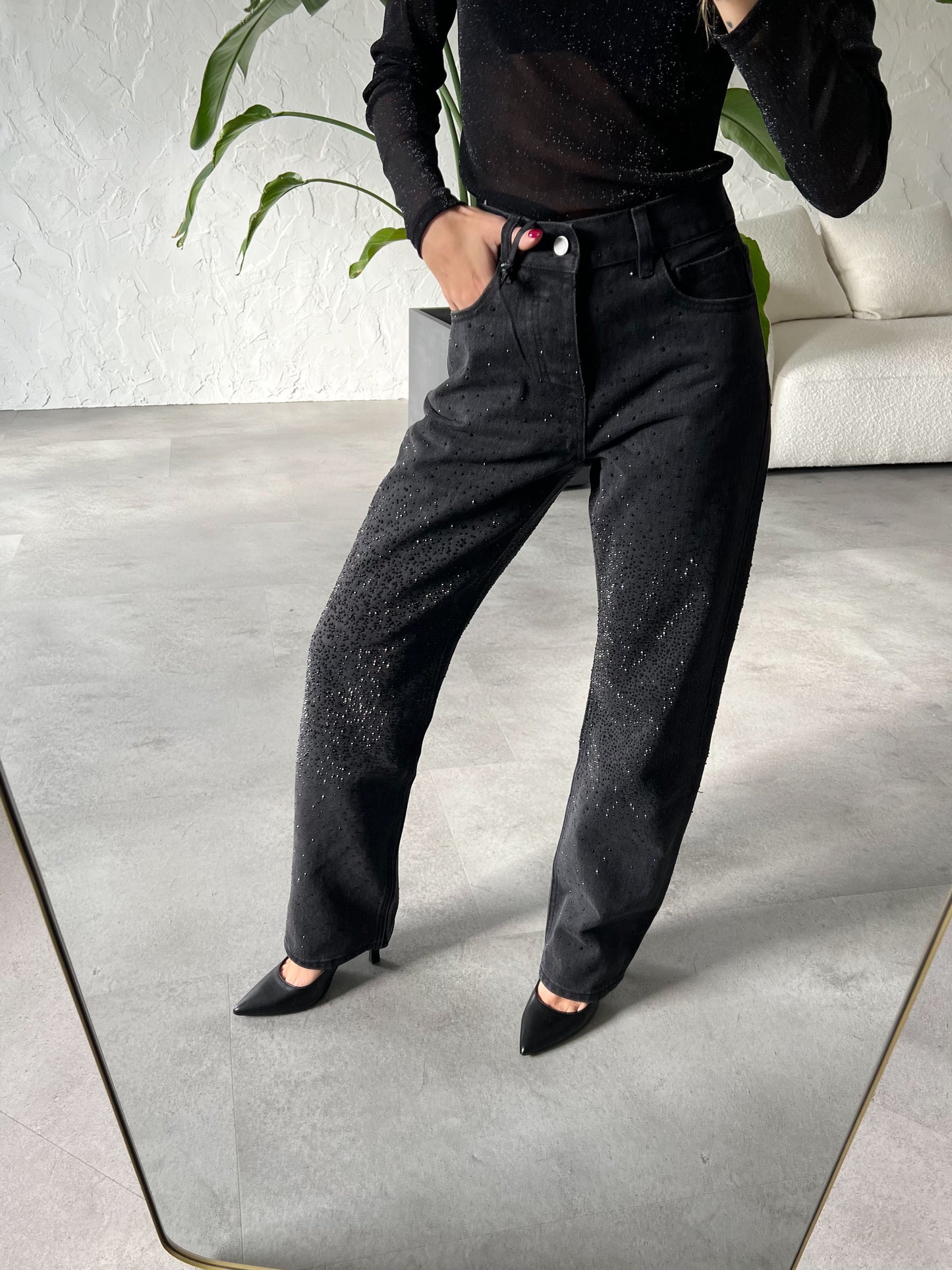 Jeans sparkling