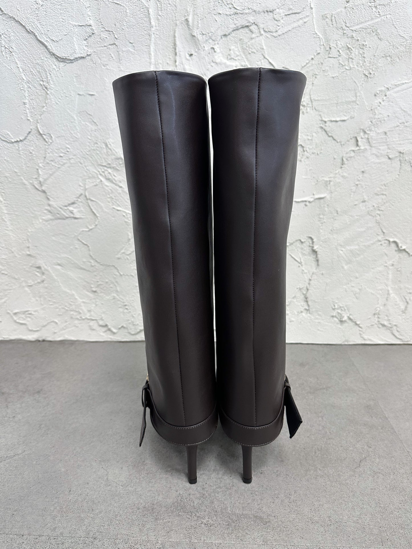 Stivale tacco ghetta e fibbia