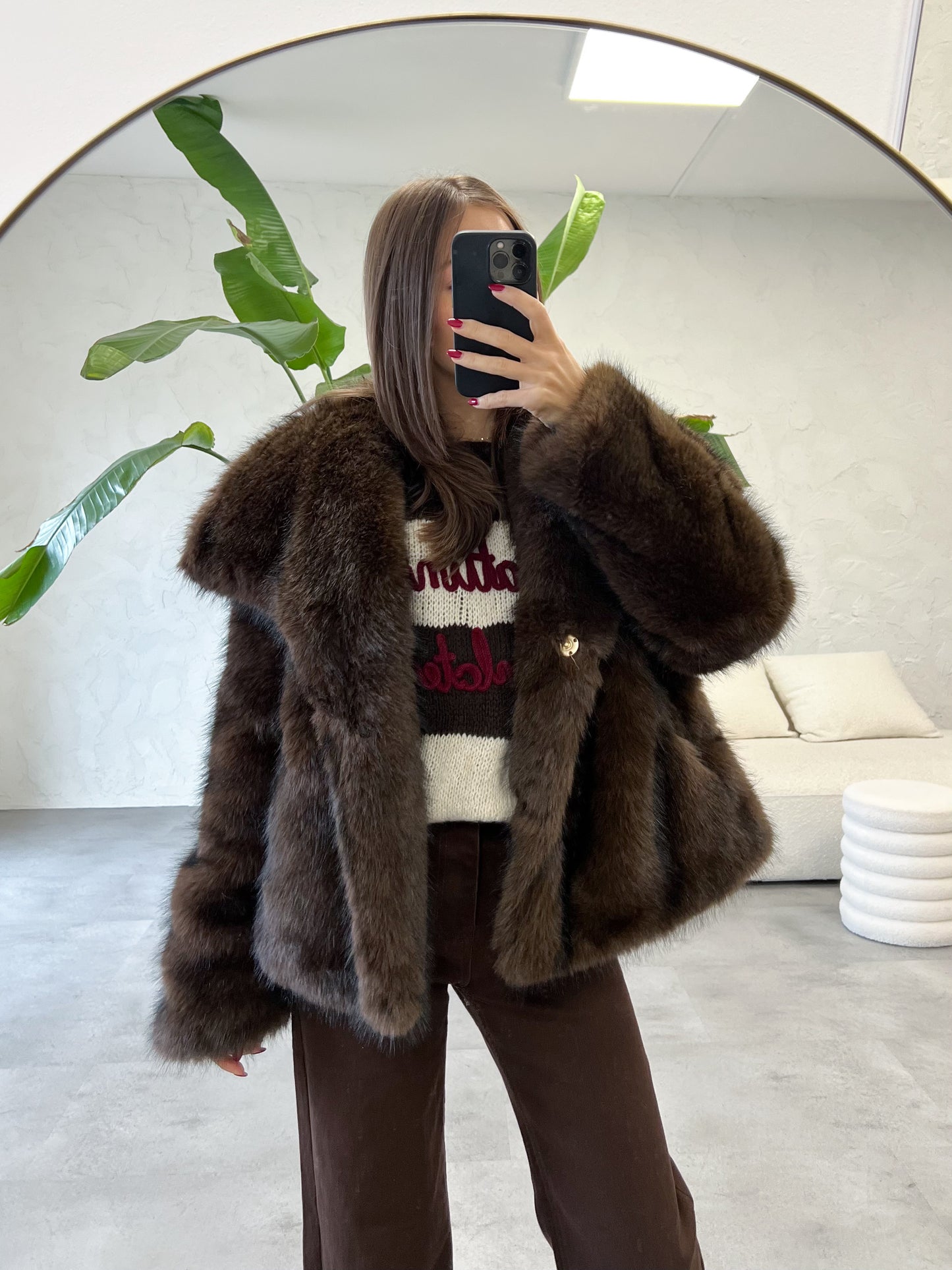 Eco pelliccia chocolate