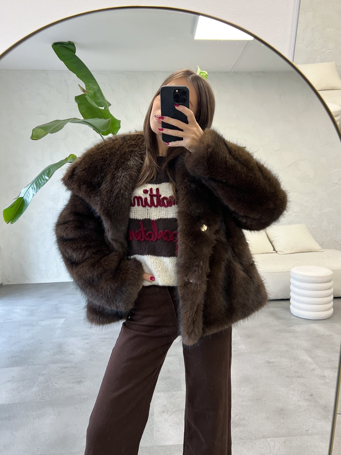 Eco pelliccia chocolate