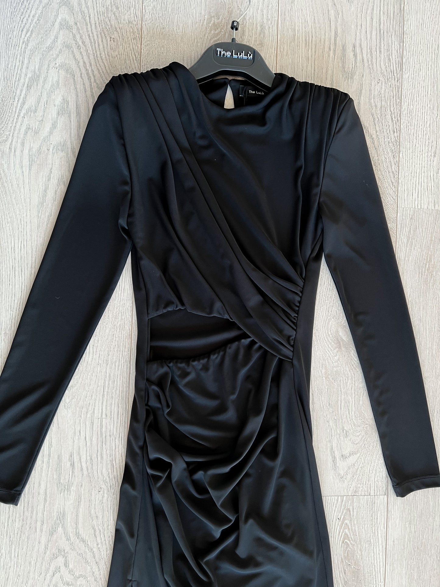 Abito cut out black The Lulù