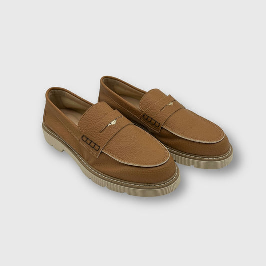 Mocassino cuoio Nacrèe